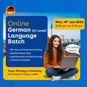 Ascend Global Educare - Hosur Online German A1 Level (19th Jan)