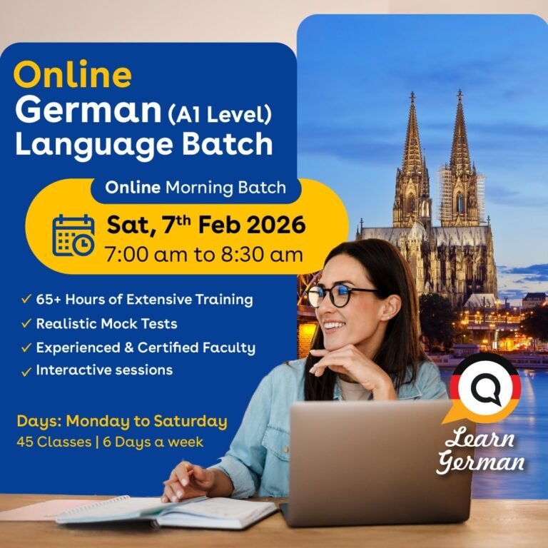 Online German A1 Level (7th Feb)