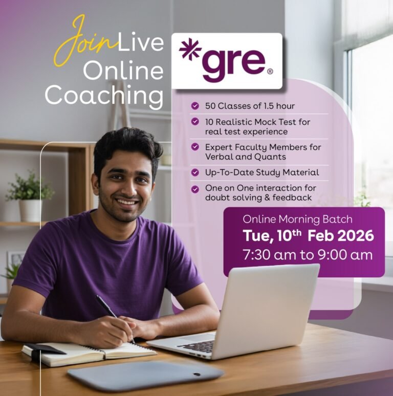 Online GRE (10th Feb)