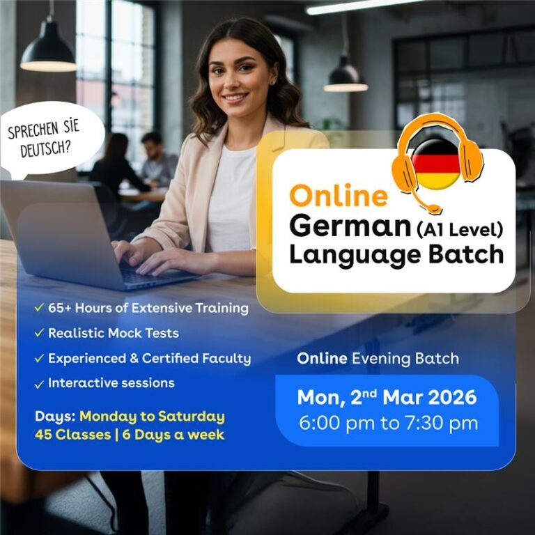 Online German A1 Level (2nd March)