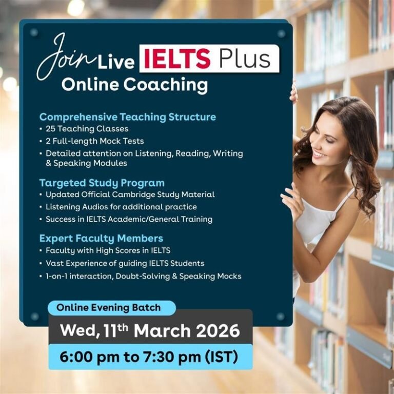 Online IELTS (11th March)